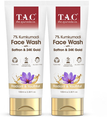 TAC - The Ayurveda Co. Kumkumadi Face Wash (Pack of 2)(2 Items in the set)