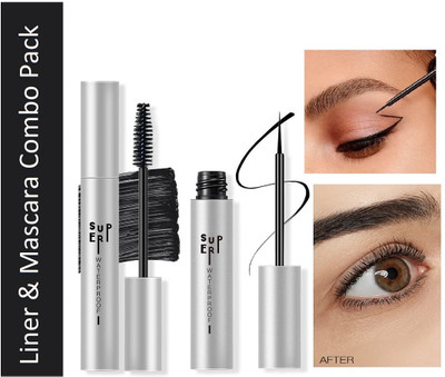 EVERERIN BEST WATERPROOF COMBO OF LINER & MASCARA(2 Items in the set)