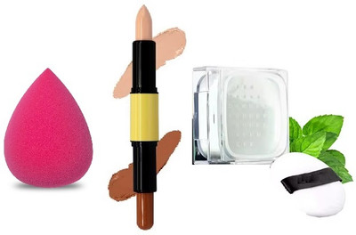 nn makeup beauty full makeup combo set easy to use pack of 3(3 Items in the set)