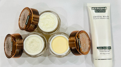 WARISHA Rebirth whitening set pack of 4(4 Items in the set)