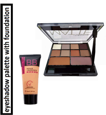 nn natural color shade perfect eyeshadow with foundation perfect pack of 2(2 Items in the set)