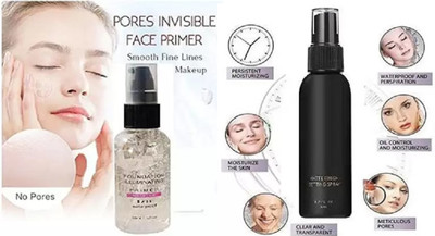 Aylily BEST MAKEUP FIXER AND MATTE FINISH GEL PRIMER COMBO KIT(2 Items in the set)