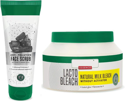 MYEONG Anti Pollution Face Scrub with Natural Lacto Milk Bleach(2 Items in the set)