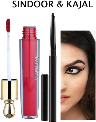 JANOST MATTE EYE KAJAL AND LIQUID SINDOOR(2 Items in the set)
