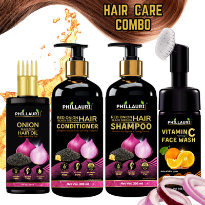 Phillauri Healthy Hair care Kit with Face kit Combo Kit(4 Items in the set)