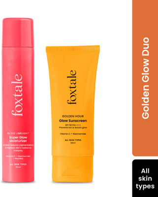 Foxtale Daily Glow Duo | Brighten, Hydrate & Protect(2 Items in the set)