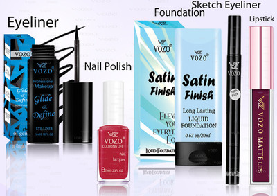VOZO Makeup Combo Professional Cosmetic Kit with Ultra-Pigmented Set-25(5 Items in the set)