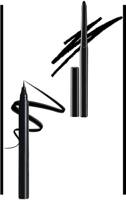 Neycare matte eyeliner water proof kajal black pack of 2(2 Items in the set)