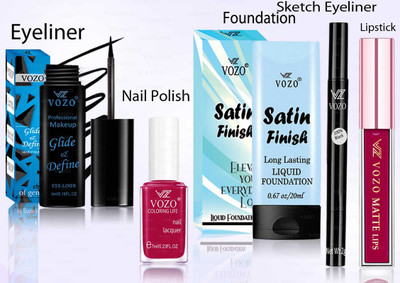 VOZO Makeup Combo Professional Cosmetic Kit with Ultra-Pigmented Set-171(5 Items in the set)