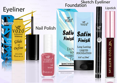 VOZO Makeup Combo Professional Cosmetic Kit with Ultra-Pigmented Set-97(5 Items in the set)