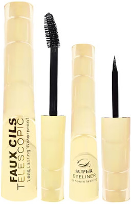 Maryville new makeup eyeliner with mascara long lasting using pack of 2(2 Items in the set)