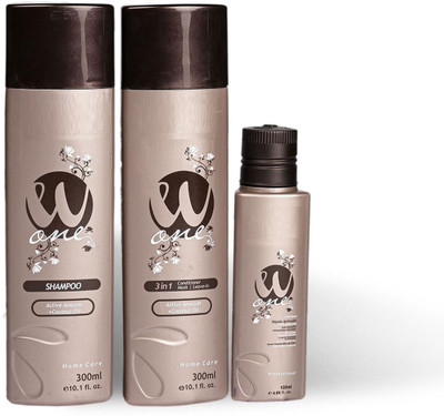 W ONE Nanoplastia Treatment 120Ml With Shampoo & 3 In 1 Conditioner 300Ml(3 Items in the set)
