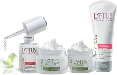 LOTUS Professional Phyto-Rx Whitening & Brightening Regimen Pack(4 Items in the set)