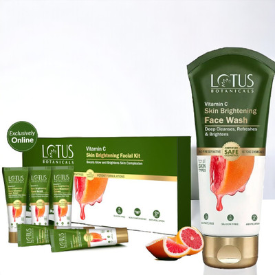 Lotus Botanicals VITAMIN C FACIAL KIT WITH FACEWASH(2 Items in the set)