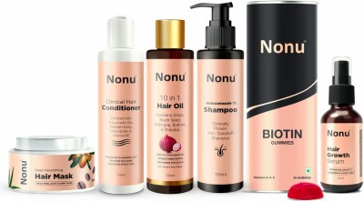 NONU Perfect Hair Care Gift Bundle (6 Items in the set)(6 Items in the set)