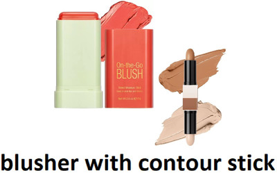 Neycare contour stick with blusher creamy look makeup combo pack of 2(2 Items in the set)