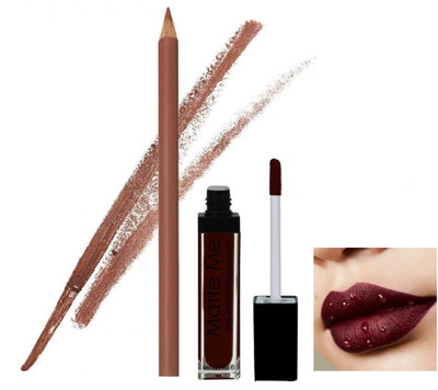 Libline DARK MAROON MATTE LIPSTICK & IPLINER VELVET MATTE(2 Items in the set)