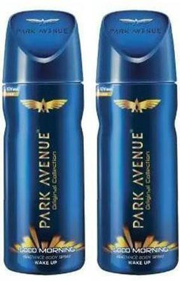 PARK AVENUE Good Morning Freshness Wake up Body Spray - For Men 150+150 ml Body Spray  -  For Men(300 ml, Pack of 2)