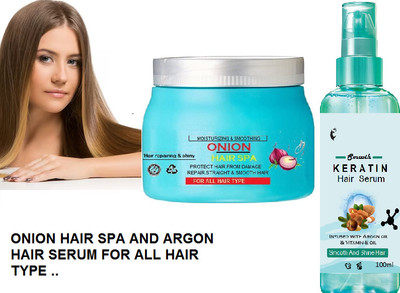 winry THE ALL HAIR TYPE BEST ARGON HAIR SERUM AND ONION SPA(1 Items in the set)