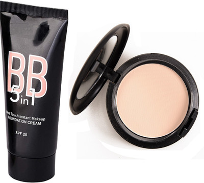 Latixmat Waterproof Long Lasting Foundation & Compact Powder(2 Items in the set)