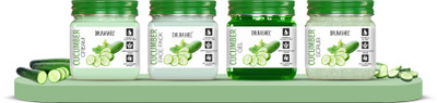 DR.RASHEL Cucumber Scrub, Cucumber Gel, Cucumber Cream & Cucumber Face Pack For Face & Body (Pack of 4)(4 Items in the set)
