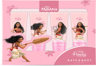 Renee Princess Moana Bath & Body Care Set, Soothing, Refreshing, Gentle Formula(4 Items in the set)