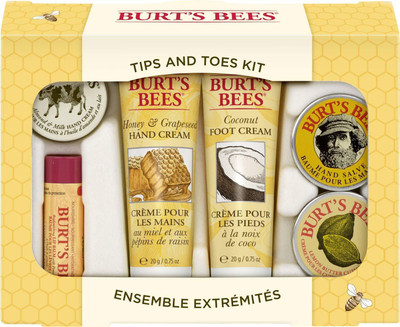 Burt's Bees Gift Set, 6 Products - 2 Hand Cream, Foot Cream, Cuticle Cream(6 Items in the set)