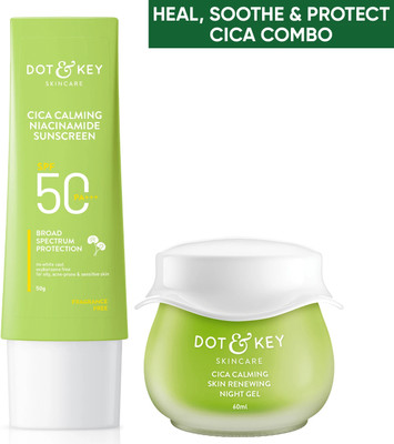 Dot & Key Cica Skin Care Combo For Oily, Acne Prone� & Sensitive Skin Protect & Care(2 Items in the set)