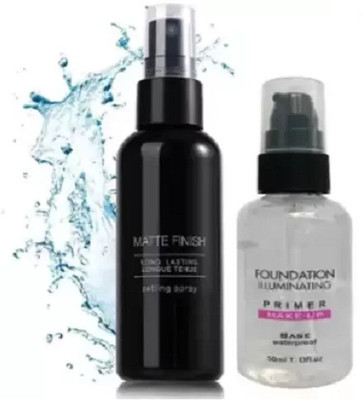 Coverbrown Makeup Base Gel Primer With Makeup Setting Spray Fixer Combo(2 Items in the set)