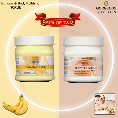 GgorgeousLondon Banana Scrub and Body Polishing  Scrub(1000 g)