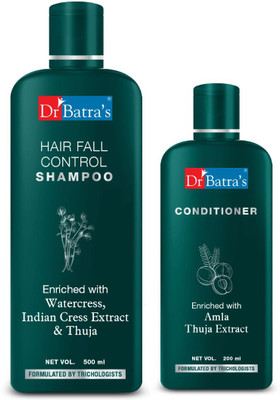 Dr Batra's Hair Fall protect Shampoo 500 ML & Amla Conditioner 200 ML(2 Items in the set)