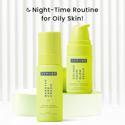 HYPHEN Daily Night-Care Combo - Oily & Combination Skin - Face Serum & Moisturizer(2 Items in the set)