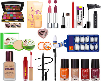 FOPE Ultra Glow Professional Makeup Kit Combo Set for Women/Girls A20230769(20 Items in the set)