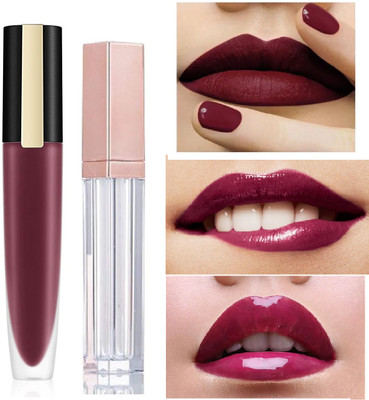ADJD MATTE FINISH LIPSTICK WITH GLOSSY FINISH WATER PROOF LIP GLOSS(2 Items in the set)