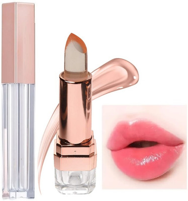 Arcanuy JELLY GLOSSY COLOR CHANGING GEL LIPSTICK TRANSPARENT 3D LIP GLOSS(2 Items in the set)