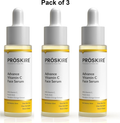 Proskire Advance Vitamin C Face Serum (Pack of 3)(3 Items in the set)