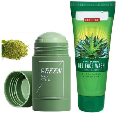 tanvi27 Neem Purifying face Wash & green tea face mask stick(2 Items in the set)