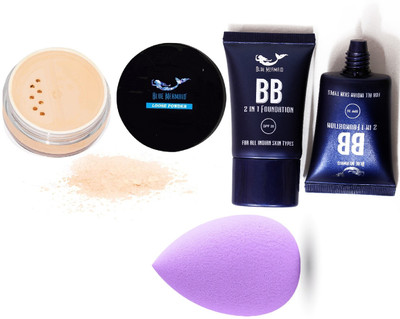 BLUEMERMAID LONG LASTING MAKEUP SET KIT MATTE FINISH FOR WOMEN(3 Items in the set)