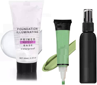 GFSU - GO FOR SOMETHING UNIQUE Pofessional Makeup Fixer,bottle primer With Makeup Concealer(3 Items in the set)