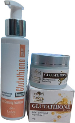 MOLCARO GLUTATHIONE FACE WASH AND CREAM COMBO(2 Items in the set)