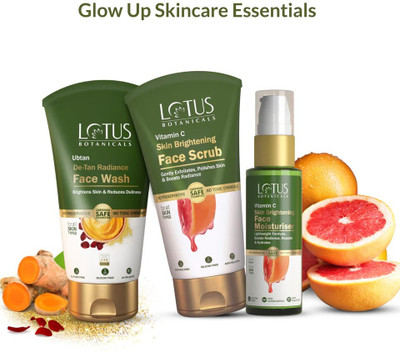 Lotus Botanicals Glow Up Skincare Essentials.(3 Items in the set)