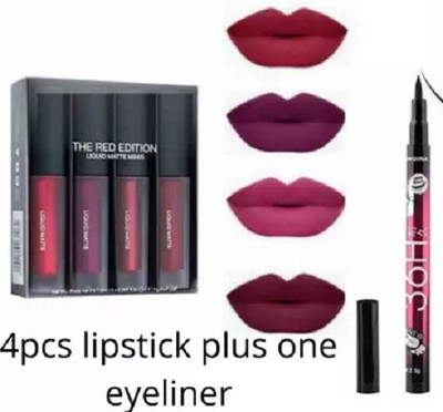 hich 36H long lasting Waterproof Liquid Eyeliner + Mini Matte Liquid lipstick Red Edition(5 Items in the set) hich 36H long lasting Waterproof Liquid Eyeliner + Mini Matte Liquid lipstick Red Edition(5 Items in the set)