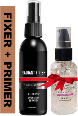 WOONGMI Best Matte Makeup Fixer & Illumination Gel Makeup Base Primer(2 Items in the set)