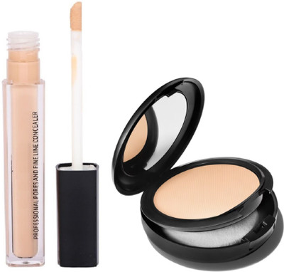 Yuency Matte finish makeup compact with HD spotless liquid concealer(1 Items in the set)