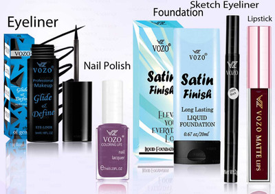 VOZO Makeup Combo Professional Cosmetic Kit with Ultra-Pigmented Set-227(5 Items in the set)