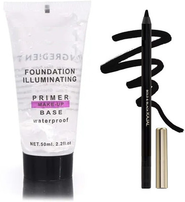 DYSOKAYO PROFESSIONAL MAKE UP LOOK water proof kajal and gel primer(2 Items in the set)