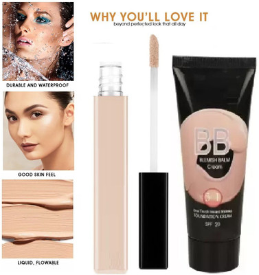 LILLYAMOR Makeup Combo Spotless Liquid Concealer & Foundation(2 Items in the set)