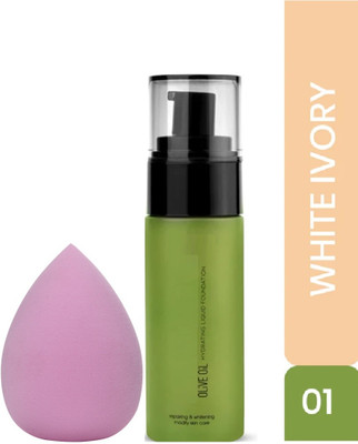 DARVING Professional Face Foundation Cream With Drop Blender Sponge(2 Items in the set)