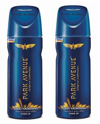 PARK AVENUE Good Morning Wake Up Original Collection Body Spray 150ML Each (Pack of 2) Perfume Body Spray  -  For Men & Women(300 ml, Pack of 2)