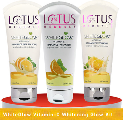 LOTUS HERBALS WhiteGlow Vitamin-C Radiance Glow Kit(3 Items in the set)